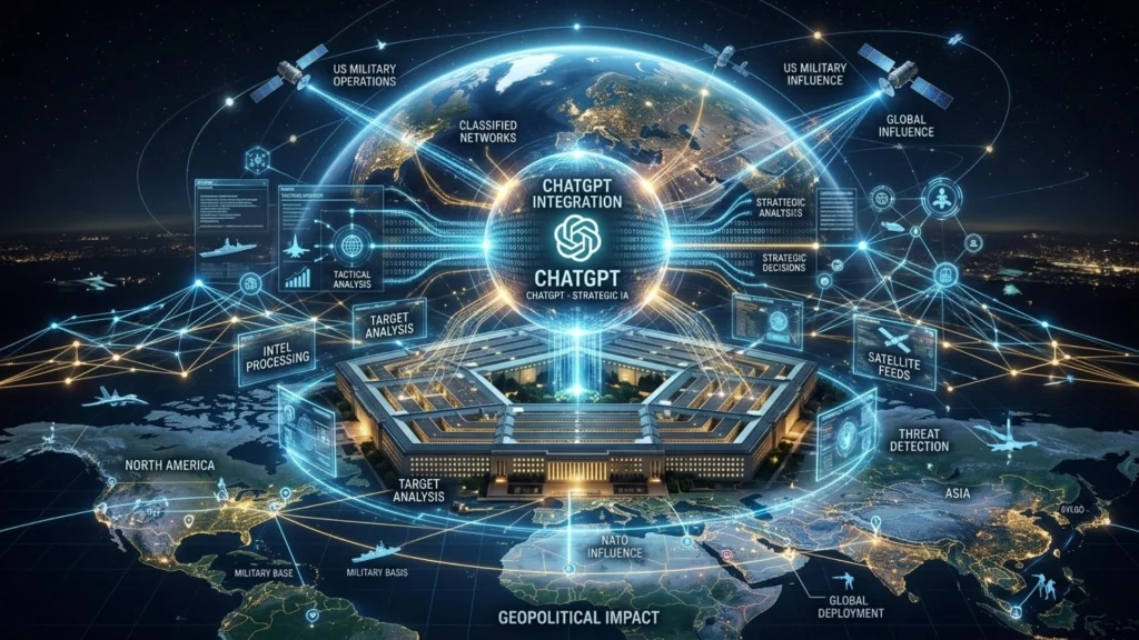 Pentágono elige ChatGPT - redes clasificadas y análisis - inteligencia artificial militar
