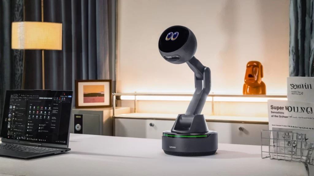 Lenovo AI Workmate - brazo robótico y proyector - innovación en oficina
