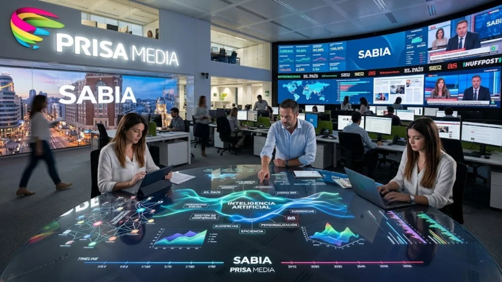Plataforma Sabia de Prisa Media impulsada por Inteligencia Artificial para periodismo de vanguardia.