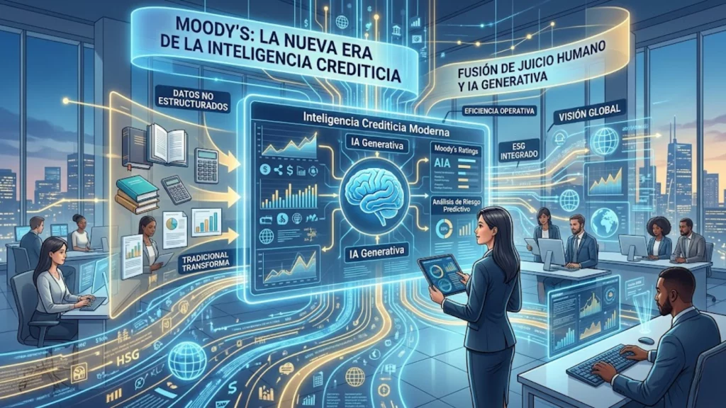 Plataforma de inteligencia crediticia de Moody’s impulsada por inteligencia artificial generativa.